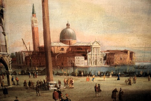Venise, la place et le bassin Saint-Marc - Maître vénitien du 19e siècle - Restauration - Charles X